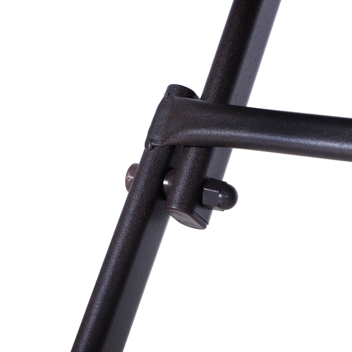 Brun polyrattan bistroset för 2 – Utomhus trädgårdsmöbler