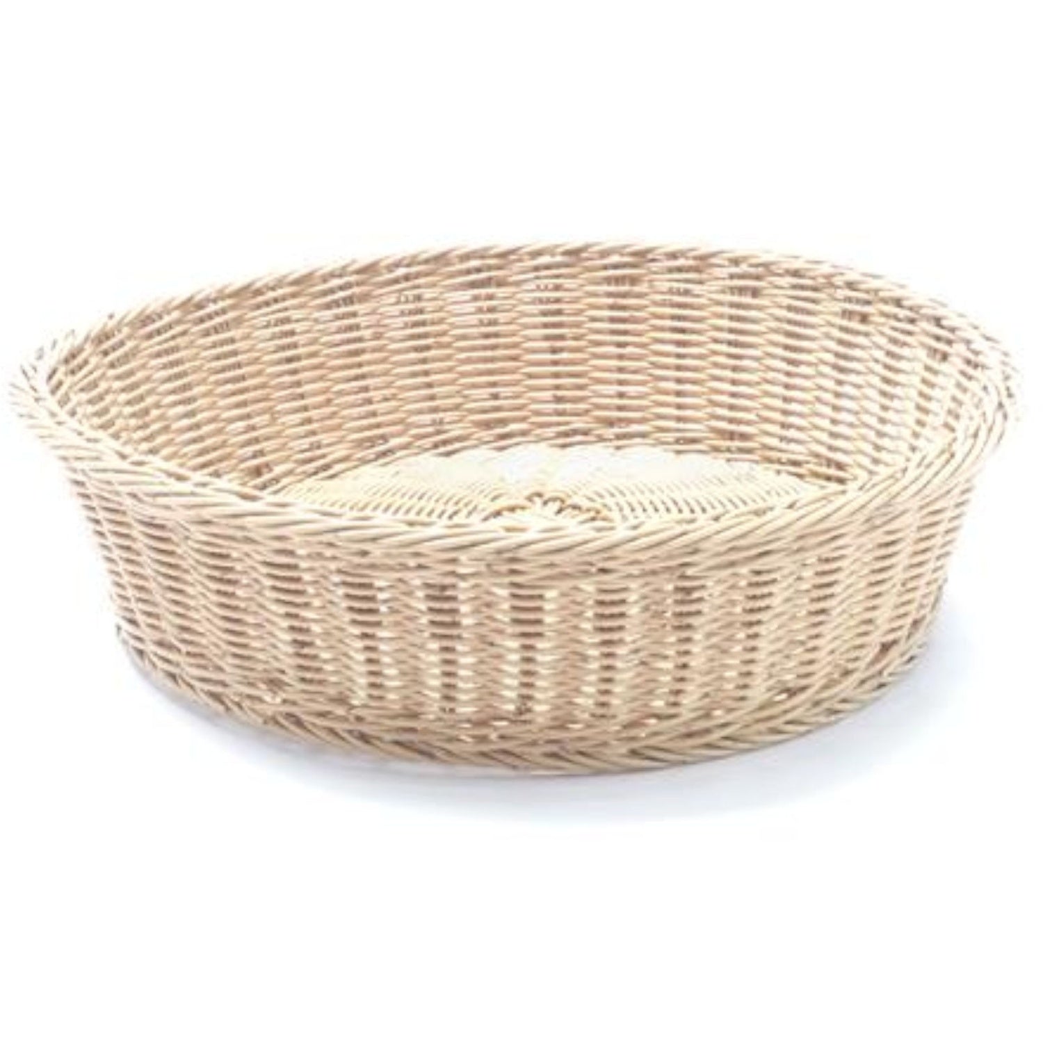 Buffékorg för bröd, rund, beige, dia. 400 mm - Hendi 426920