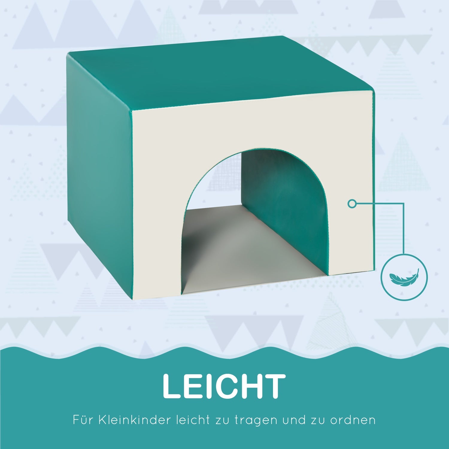 Byggklossar av skum för barn, mjuka och lätta att rengöra, 1-3 år