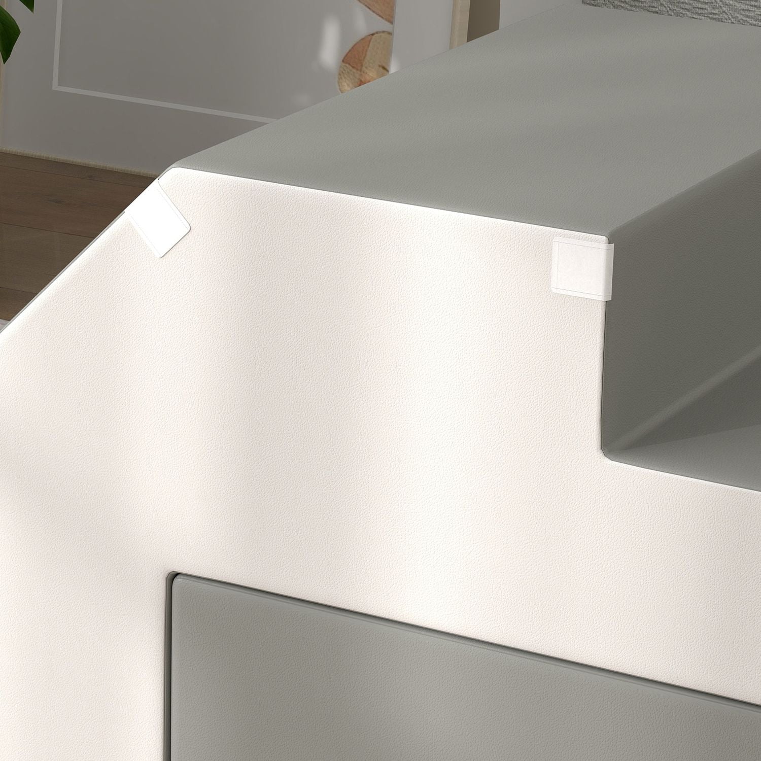 Byggklossar i jätteskum, konstläder, 1-3 år