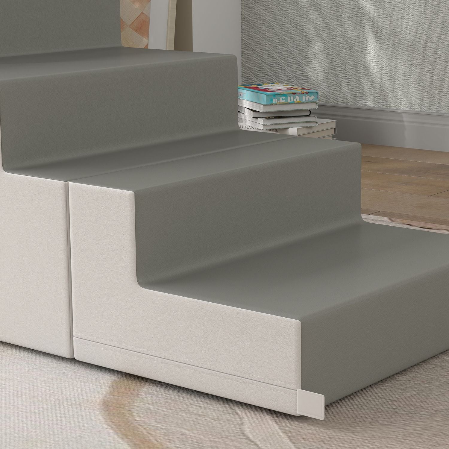 Byggklossar i jätteskum, konstläder, 1-3 år