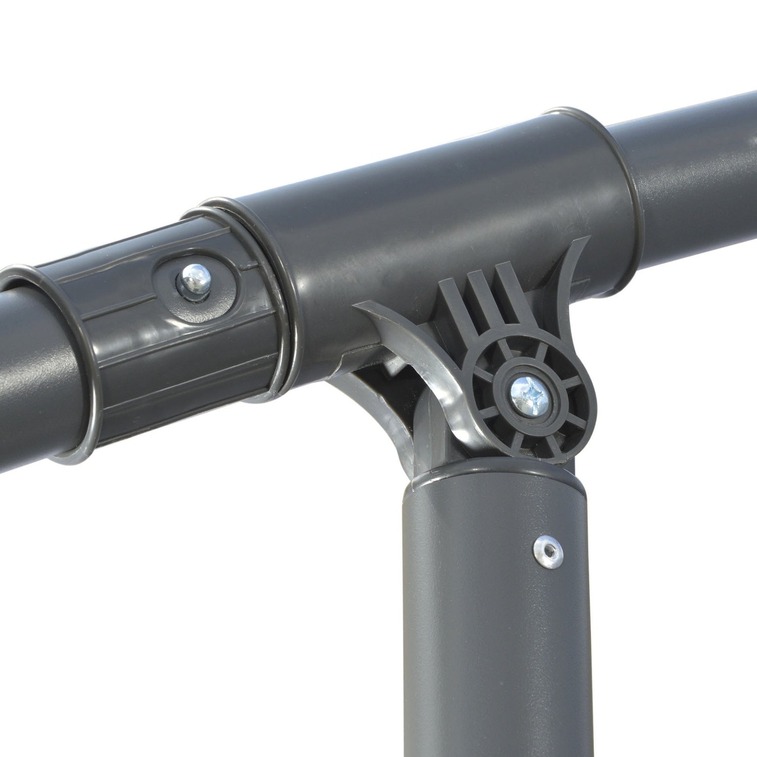 Cantilever Paraply 2.92M stål, mörkgrå, vindtålig överdrag