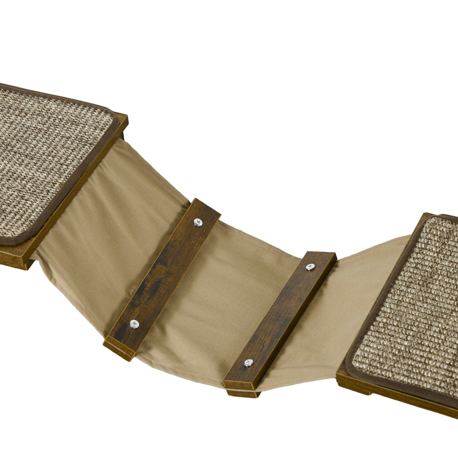 Cat Väggklättringsset, 8-delad möbel med Sisal Scratcher