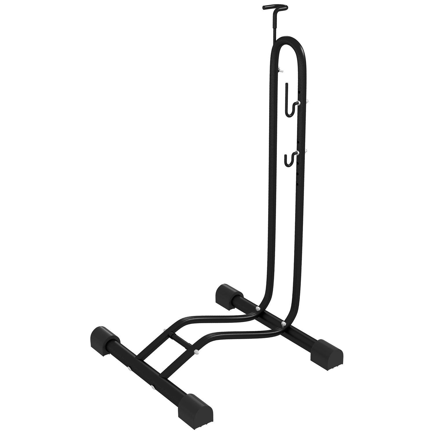 Cykelställ i metall – vertikalt och horisontellt, väderbeständigt, 45x44x118cm