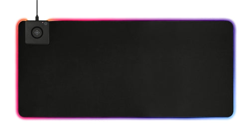Deltaco Gaming RBG Musmatta med trådlös laddning 10W, 90x40cm - Svart