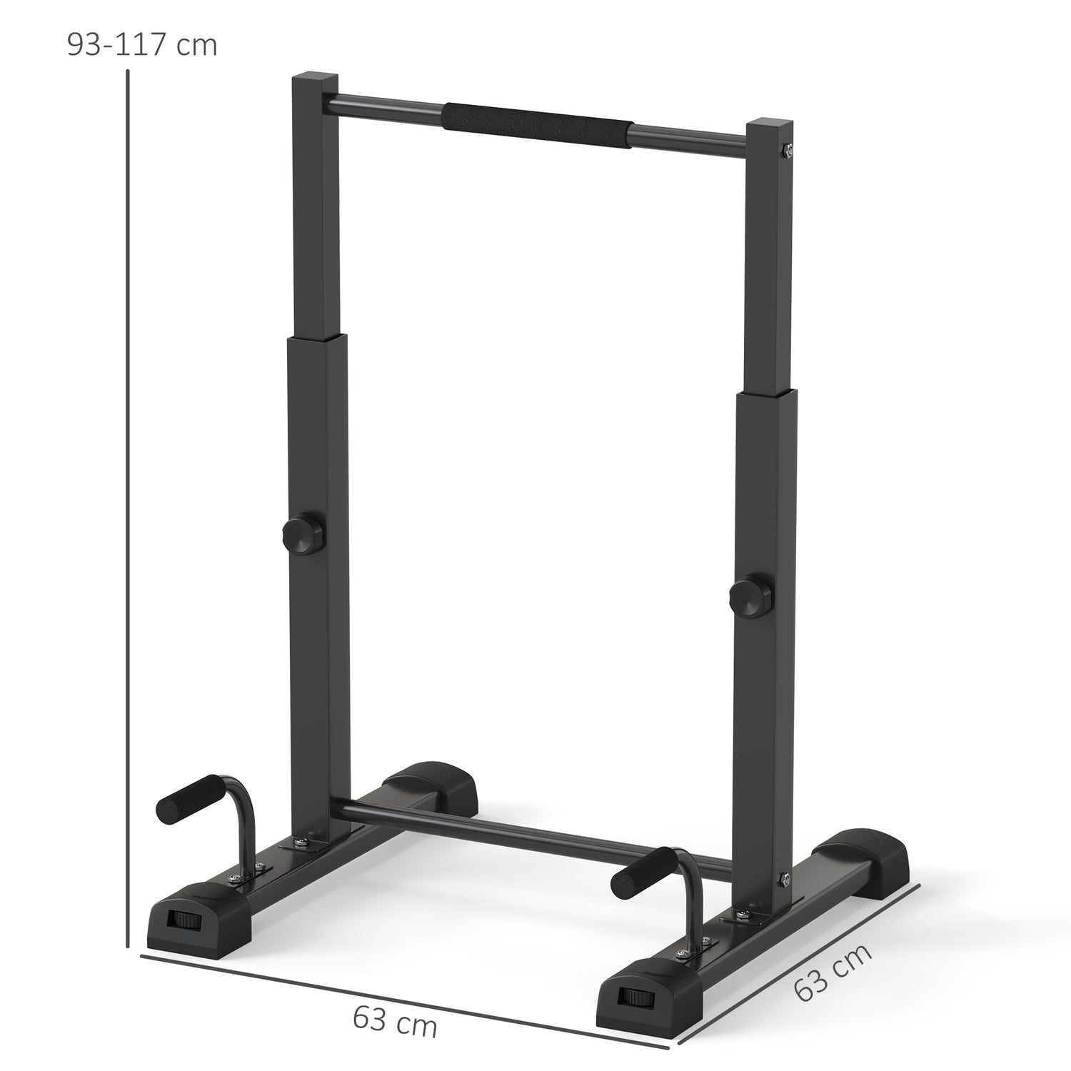 Dip Station – 540 kg kapacitet, justerbar höjd Fitness Bars