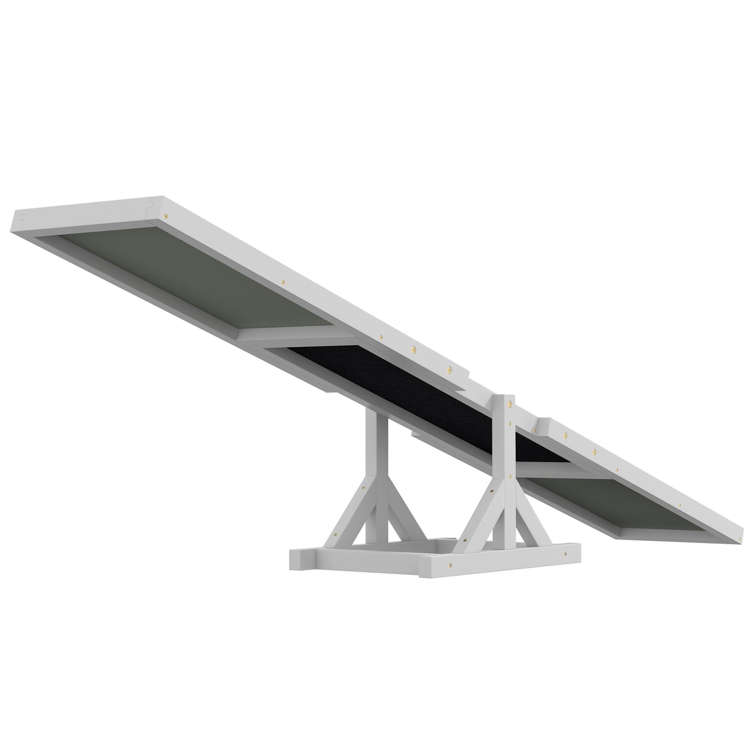 Dog Agility gungbräda, halkskyddad träramp för <30 kg