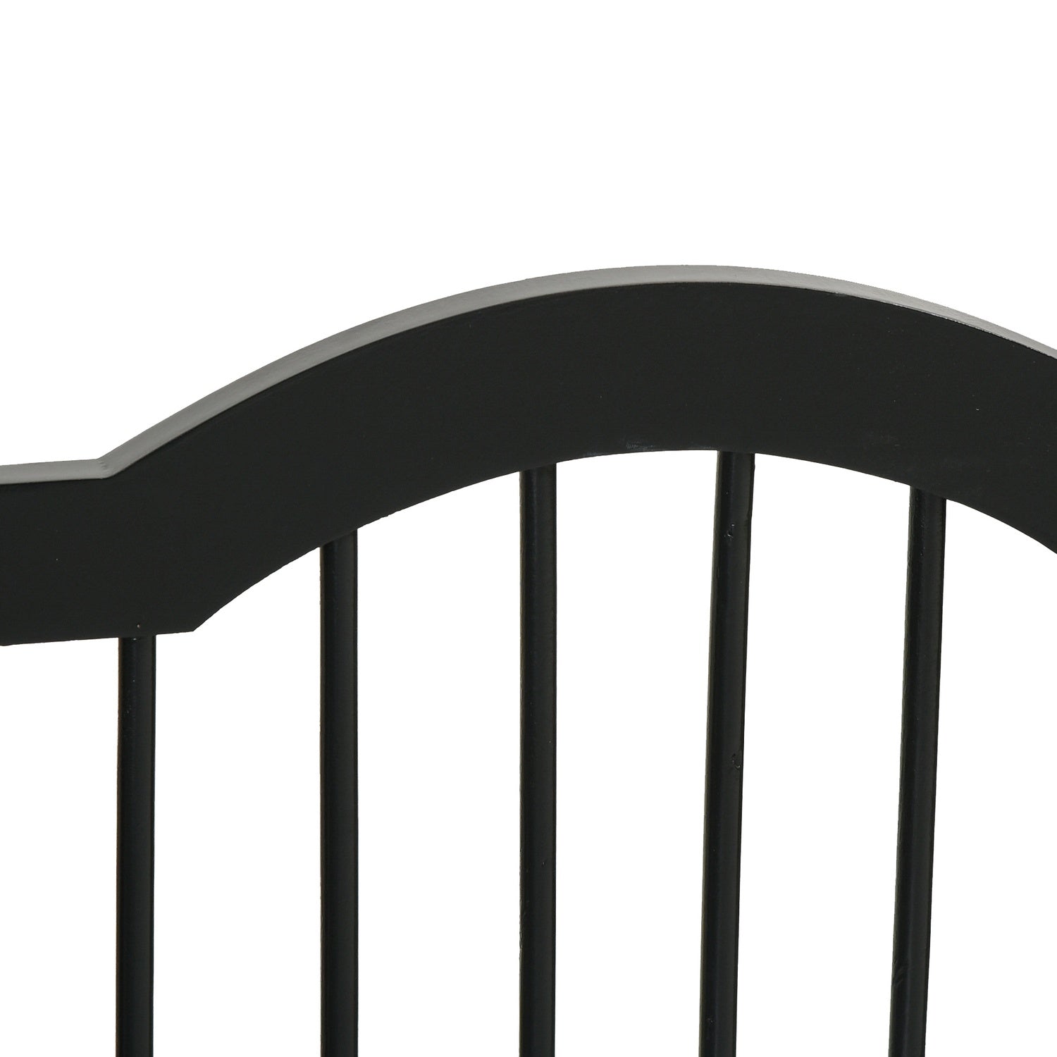 Dog Barrier Gate – Vikbar & Stabil, MDF, Svart 154,5X61Cm