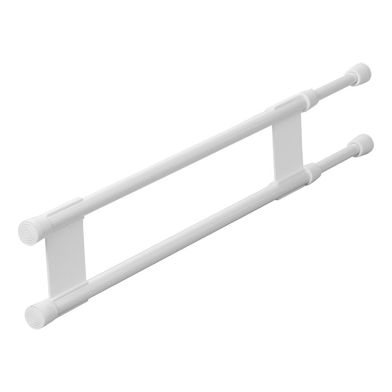 Dubbel skåpsstång utdragbar 41-71cm