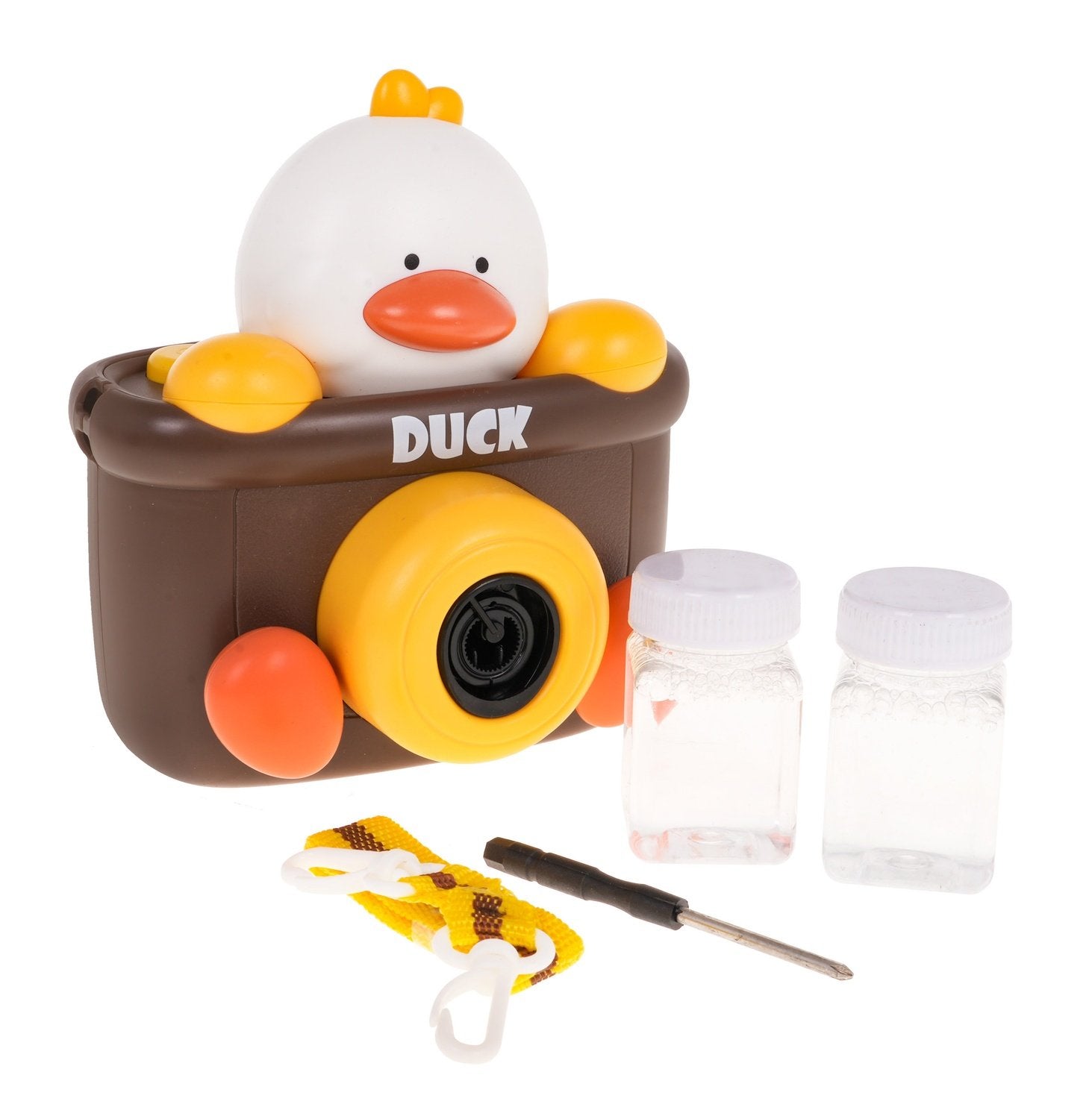 Duck Bubble Camera Toy med musik och ljus