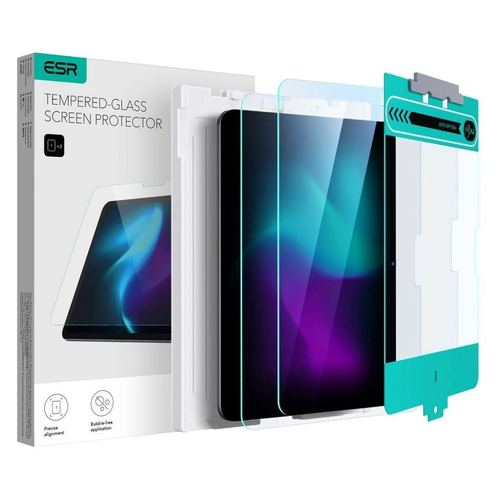 ESR iPad Pro 11" 2024, skärmskydd i härdat glas, 2-pack
