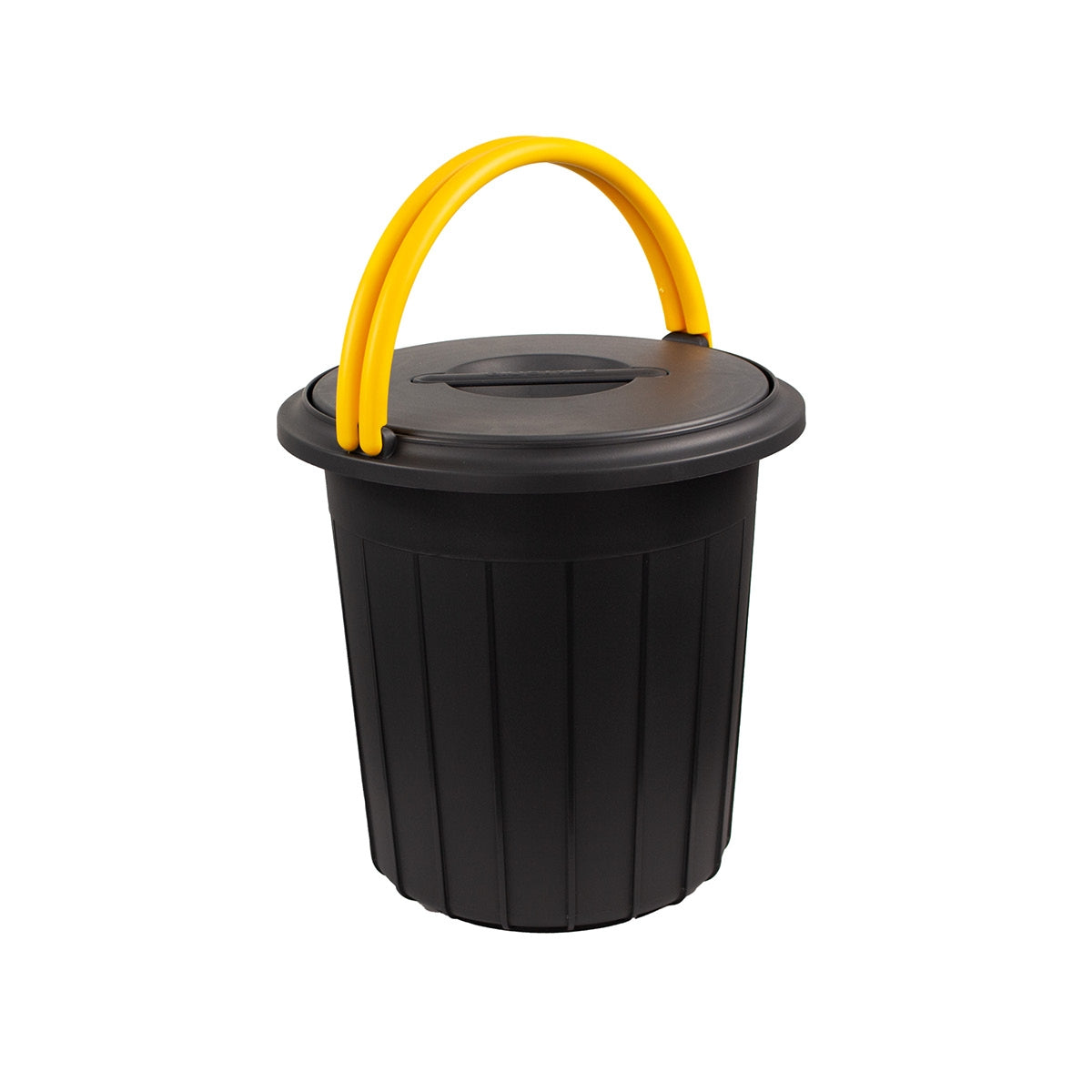 Eco Solution - Avfallskärl med lock 16L - Gul