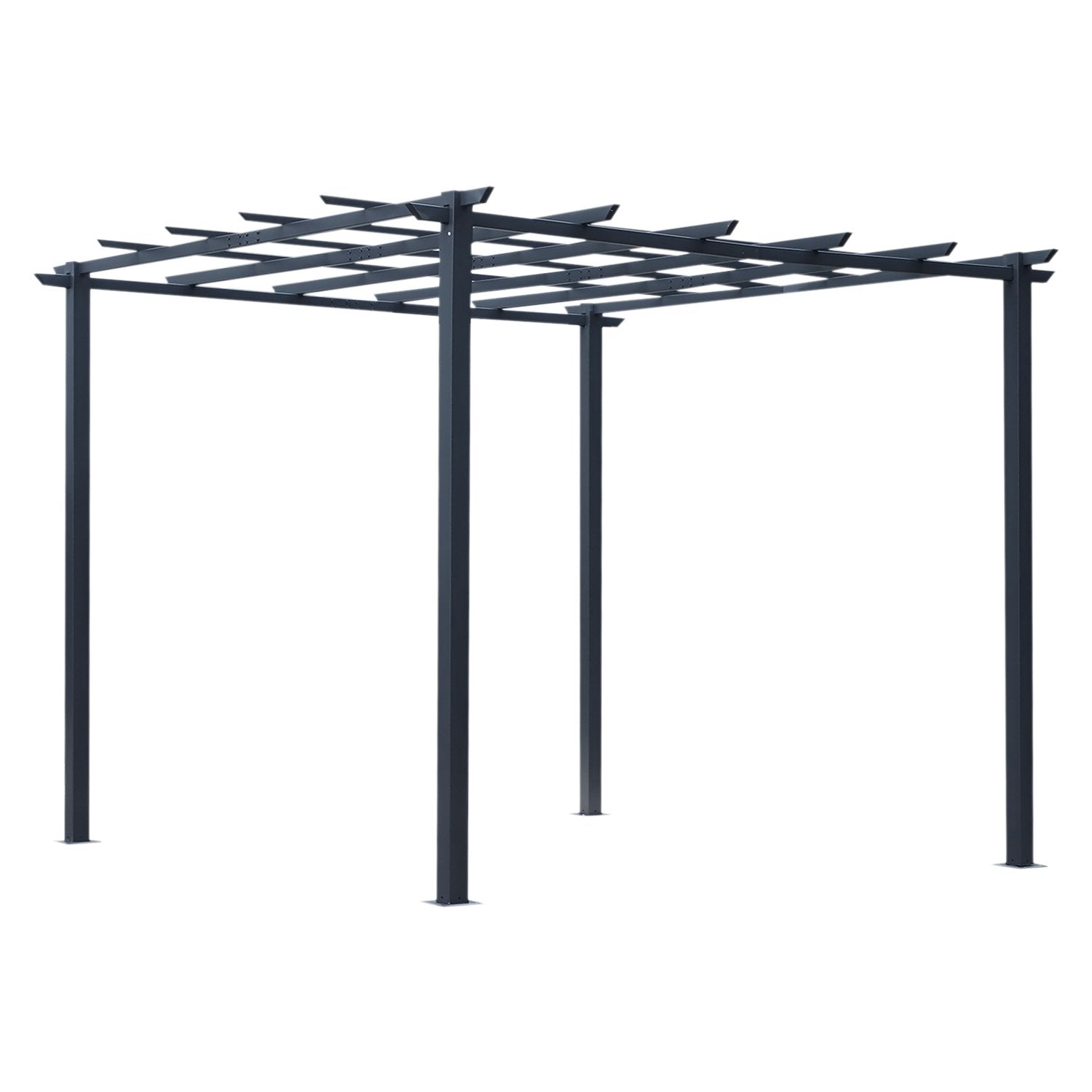 Rose Pavilion Stall Plant Arch Som Spaljé, Trädgårdspaviljong, Väderbeständig, Metall, Svart, 2,97X2,95X2,3M