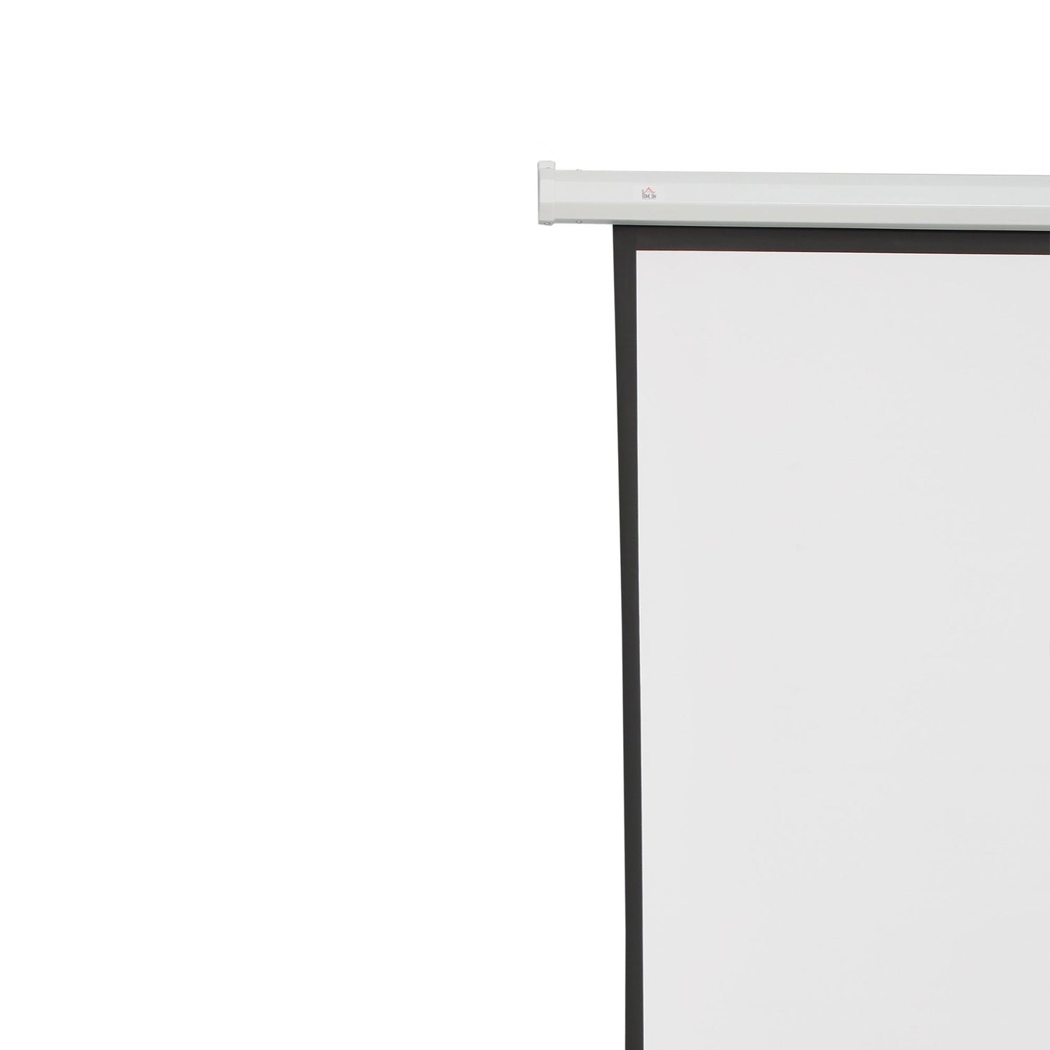 Elektrisk 4:3 projektorduk 203x152 cm med fjärrkontroll