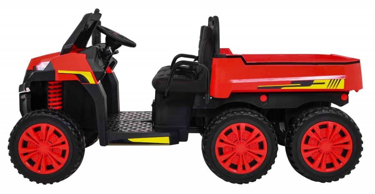 Elektrisk Farmer Truck för barn: 4x35W motorer, LED, MP3, fjärrkontroll