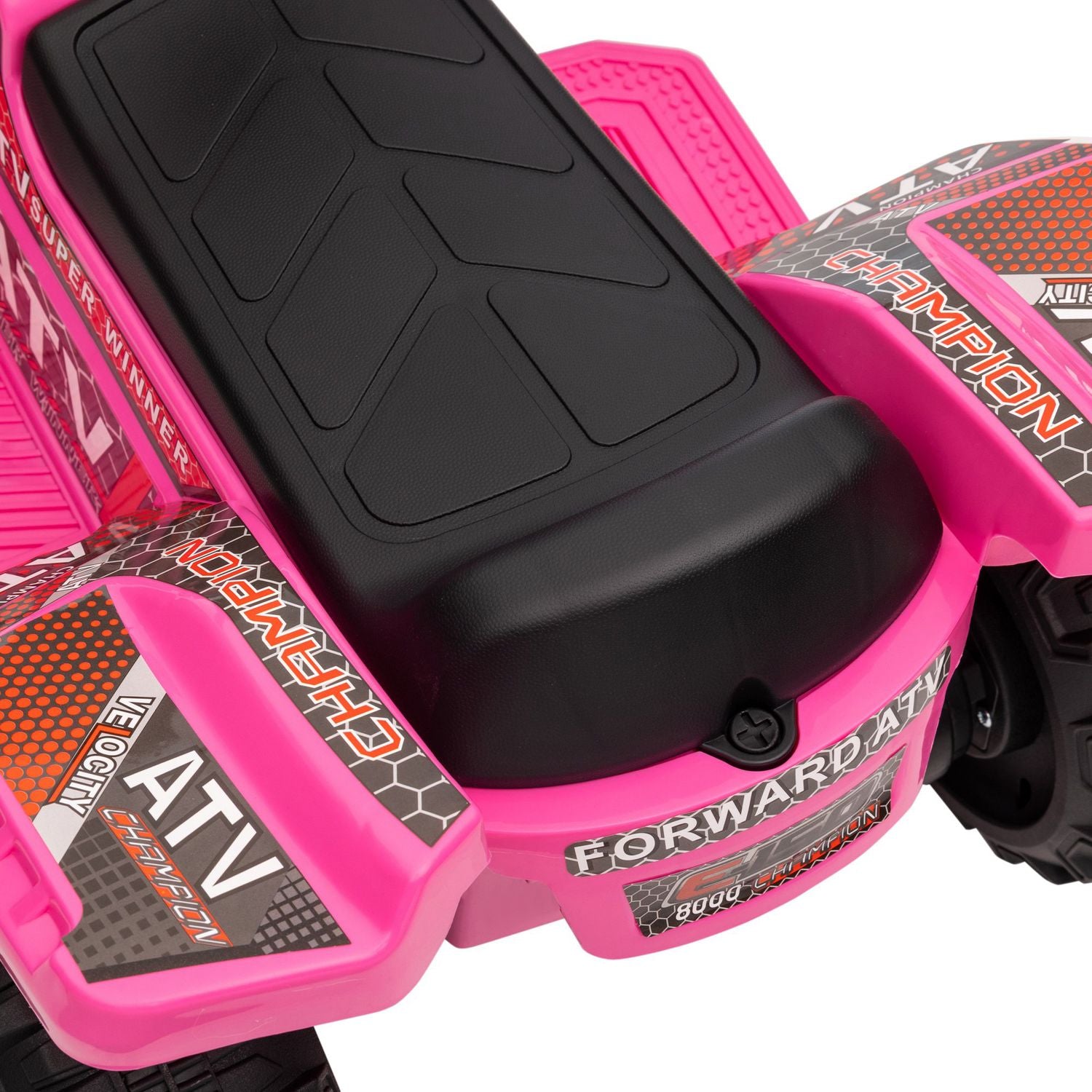 Elektrisk Mini Quad ATV för barn, LED-lampor, Rosa