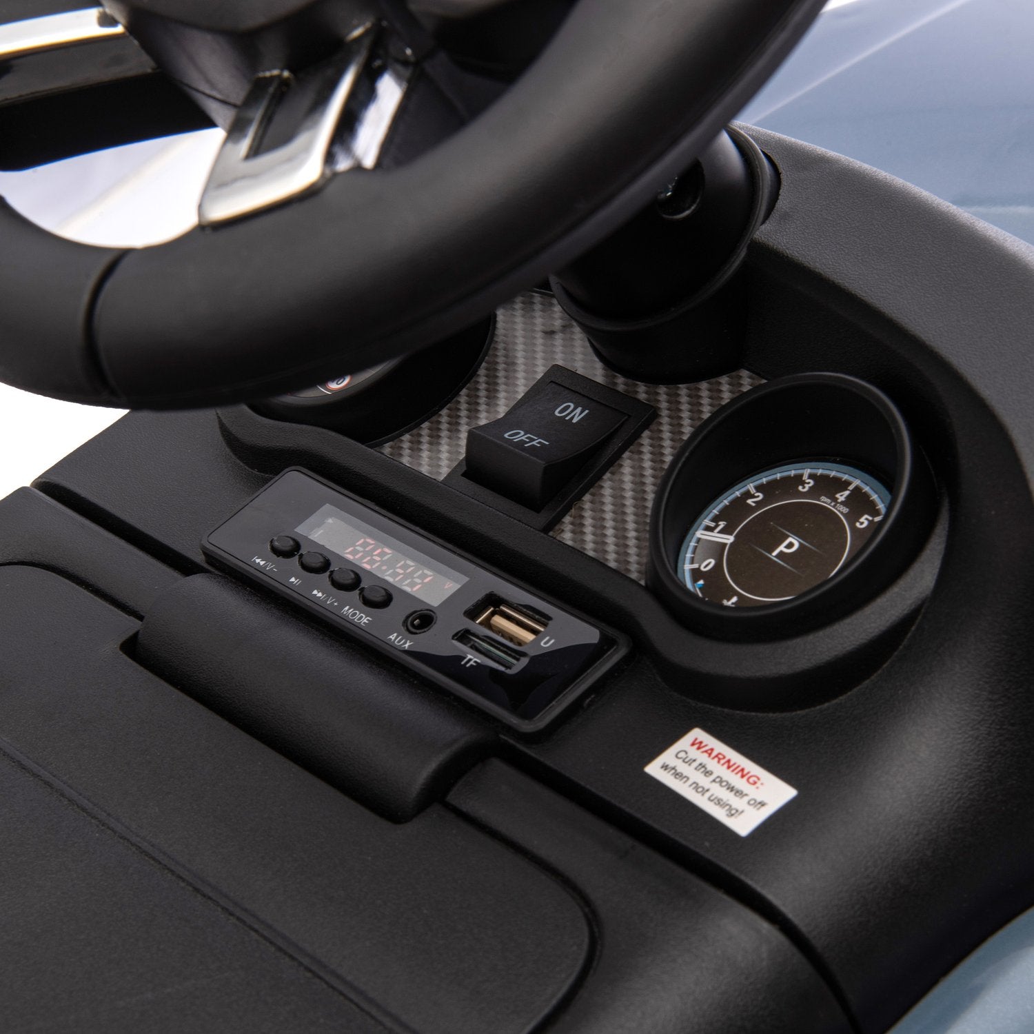 Elektrisk åkbil för barn 6V med musik och ljus