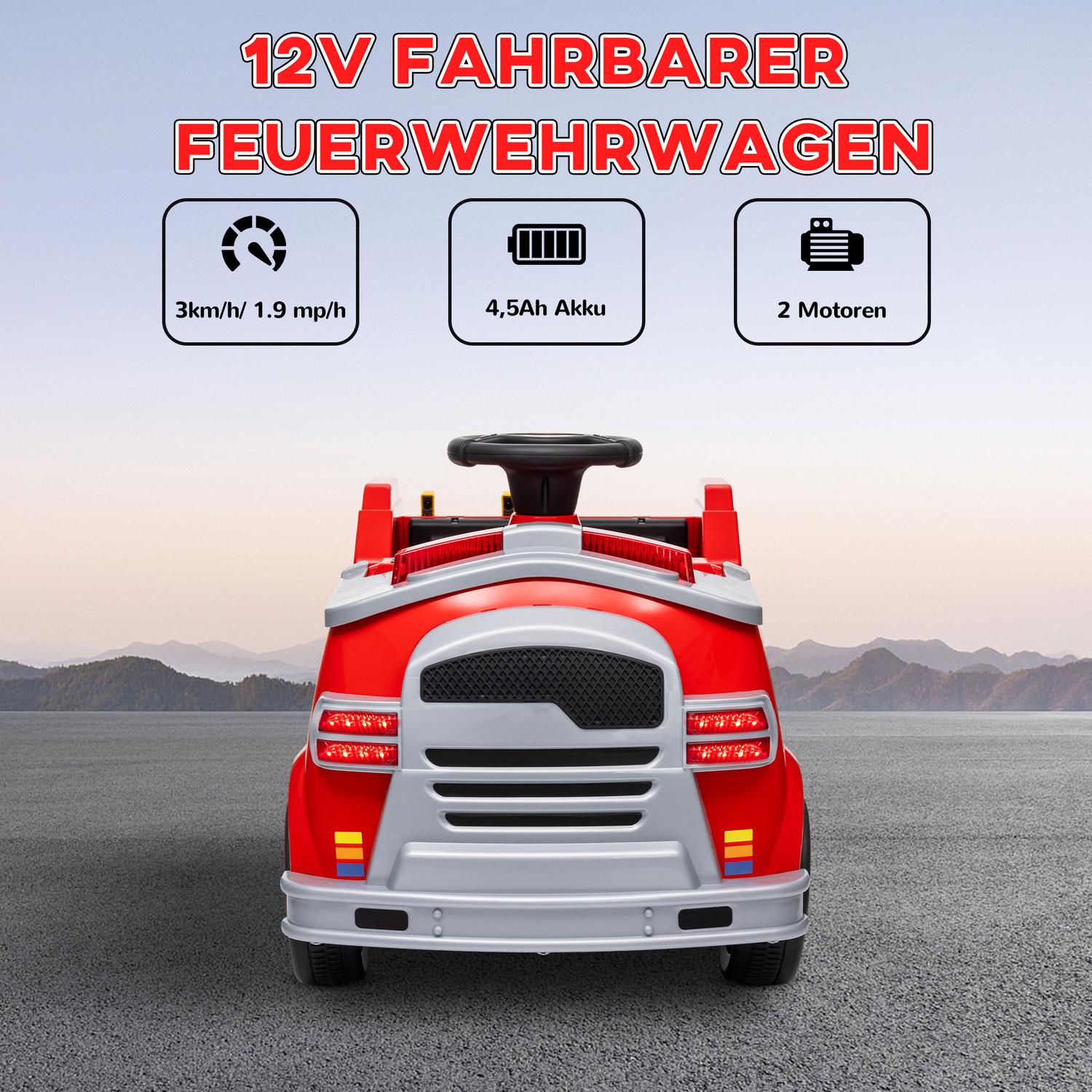 Elektrisk åkbil för barn, musik och ljus, åldrarna 3-5