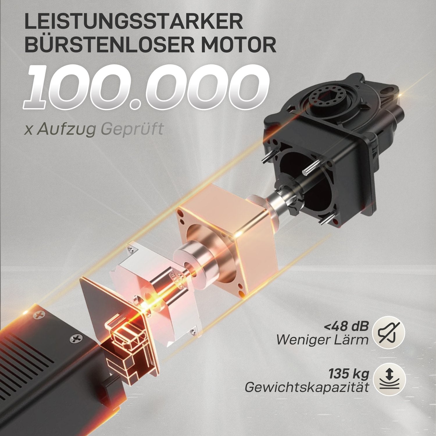 Elektrisk vilstol, tyst, minnesfunktion, grå sammet