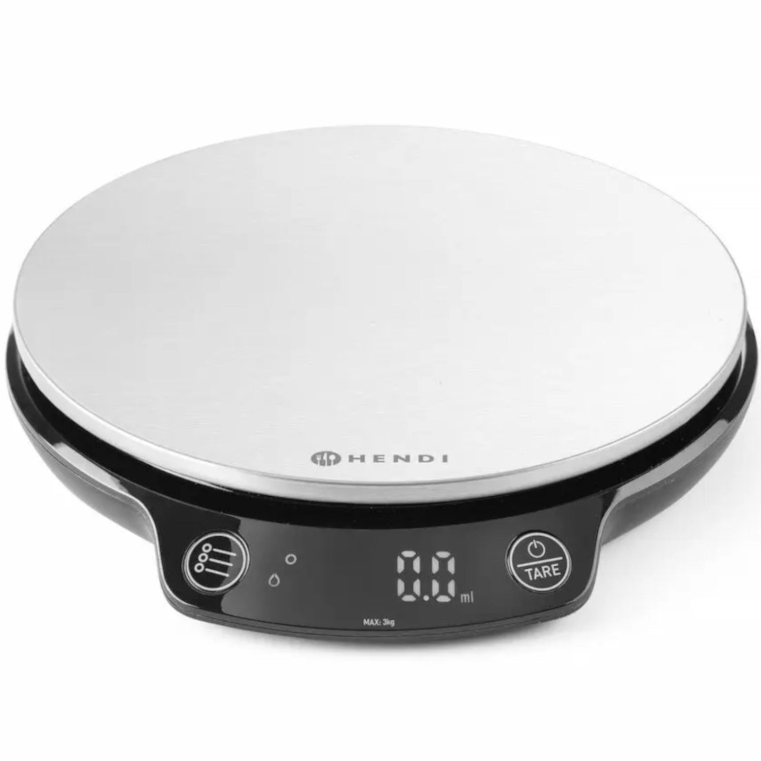 Elektronisk köksvåg med timer 3 000 g / 0,1 g - Hendi 580011