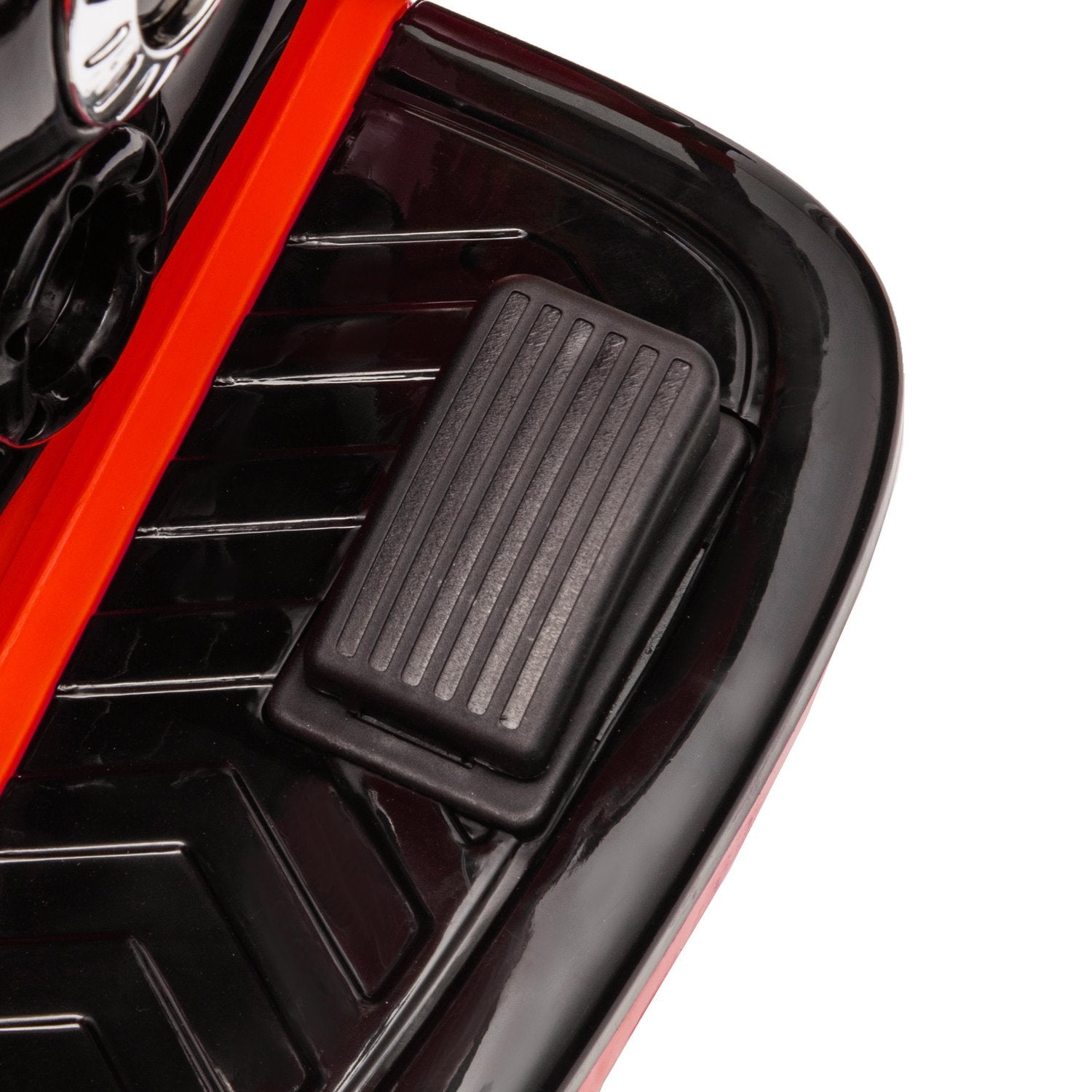 Elmotorcykel för barn, LED, Musik, 3-6 år, Röd