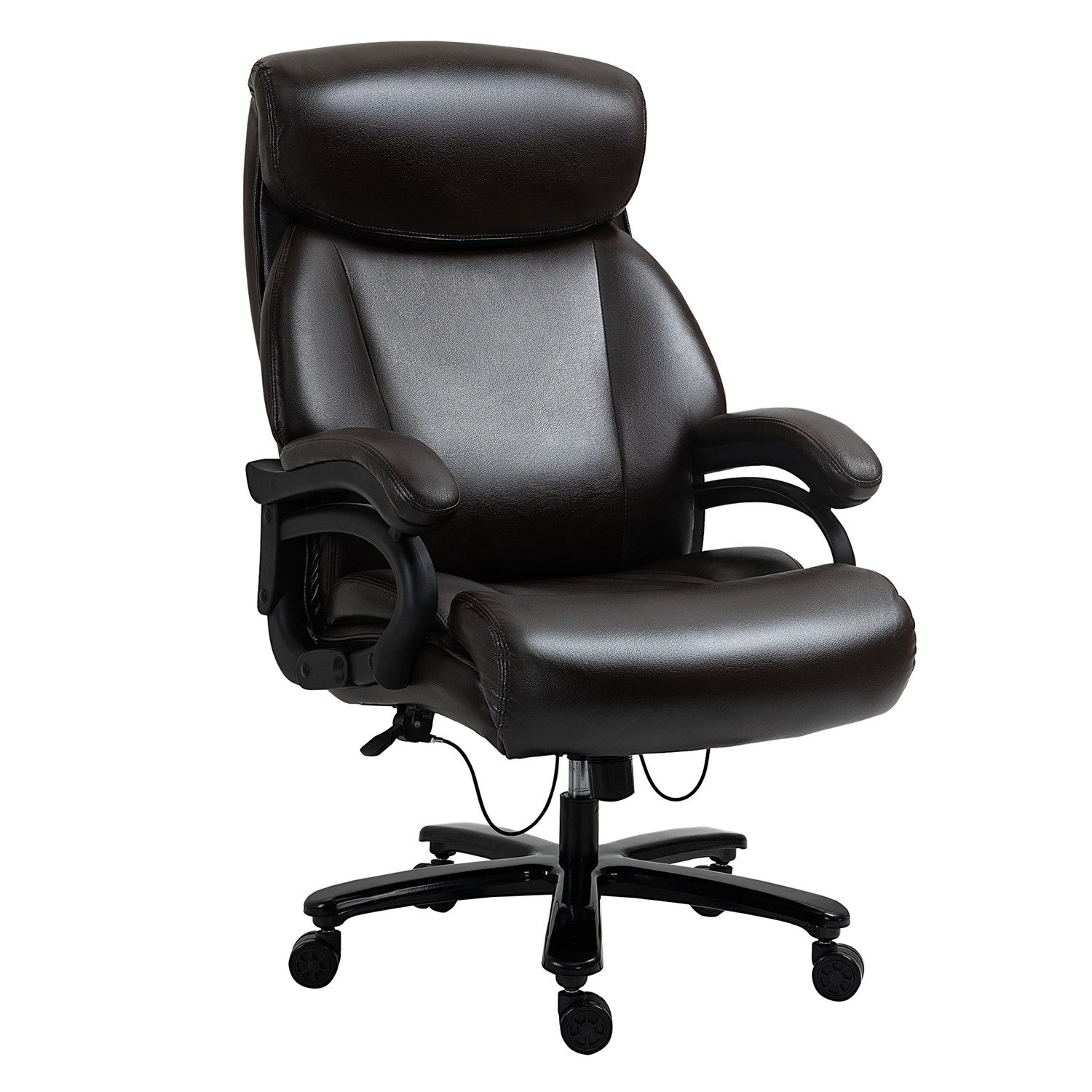 Ergonomisk kontorsstol, justerbar, 180 kg kapacitet