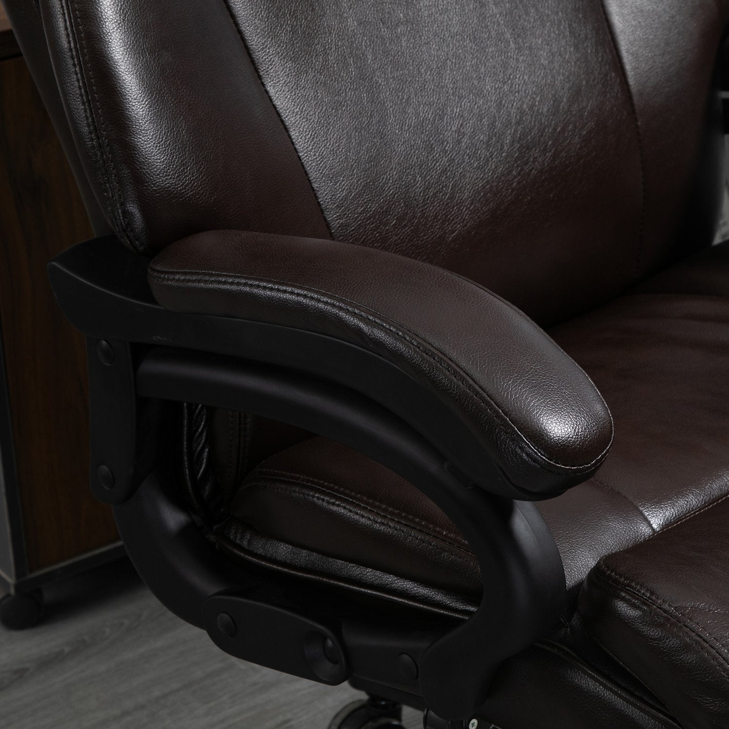 Ergonomisk kontorsstol, justerbar, 180 kg kapacitet