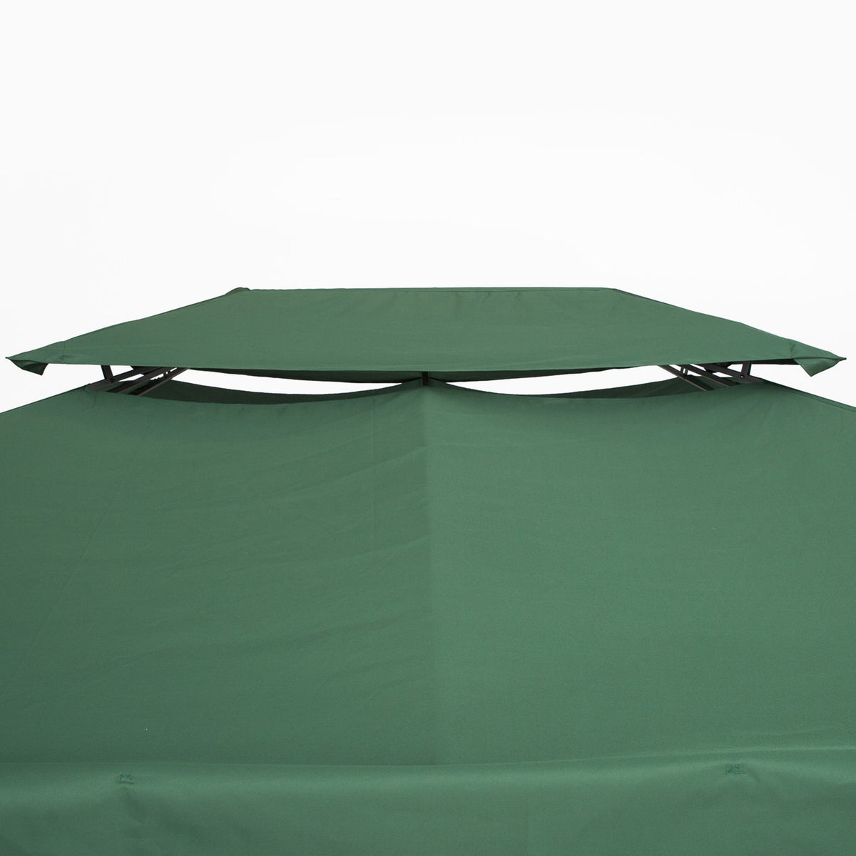 Vervangend dak voor gazebo, 3x4M polyester, groen