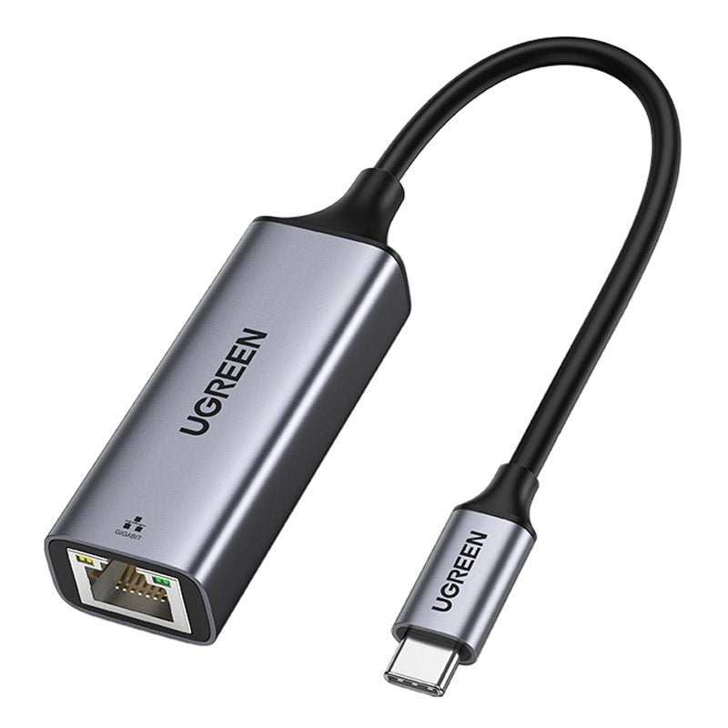 Extern RJ45 LAN-adapter - USB-C 1 Gigabit Ethernet - Grå