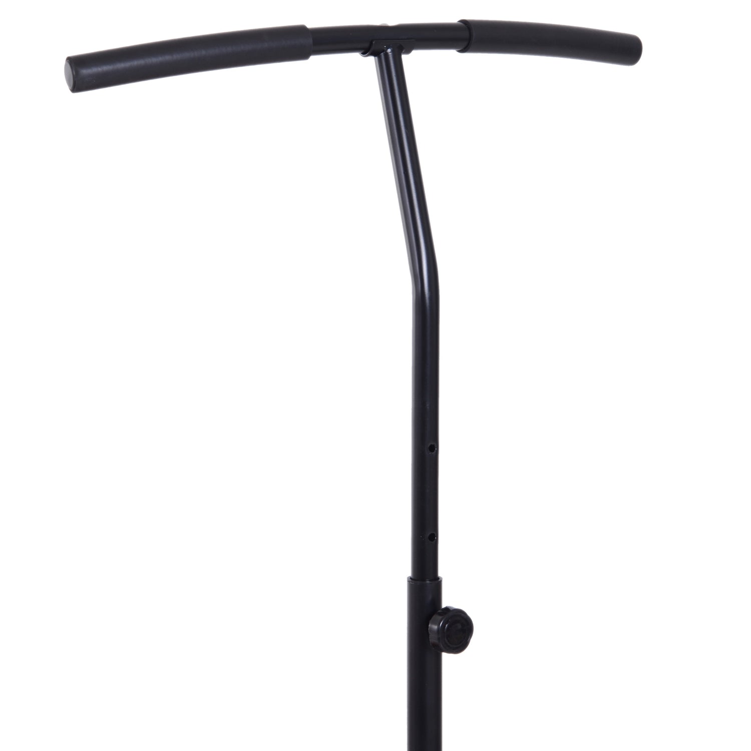 Fitnessstudsmatta för yoga, stålstomme, svart och orange