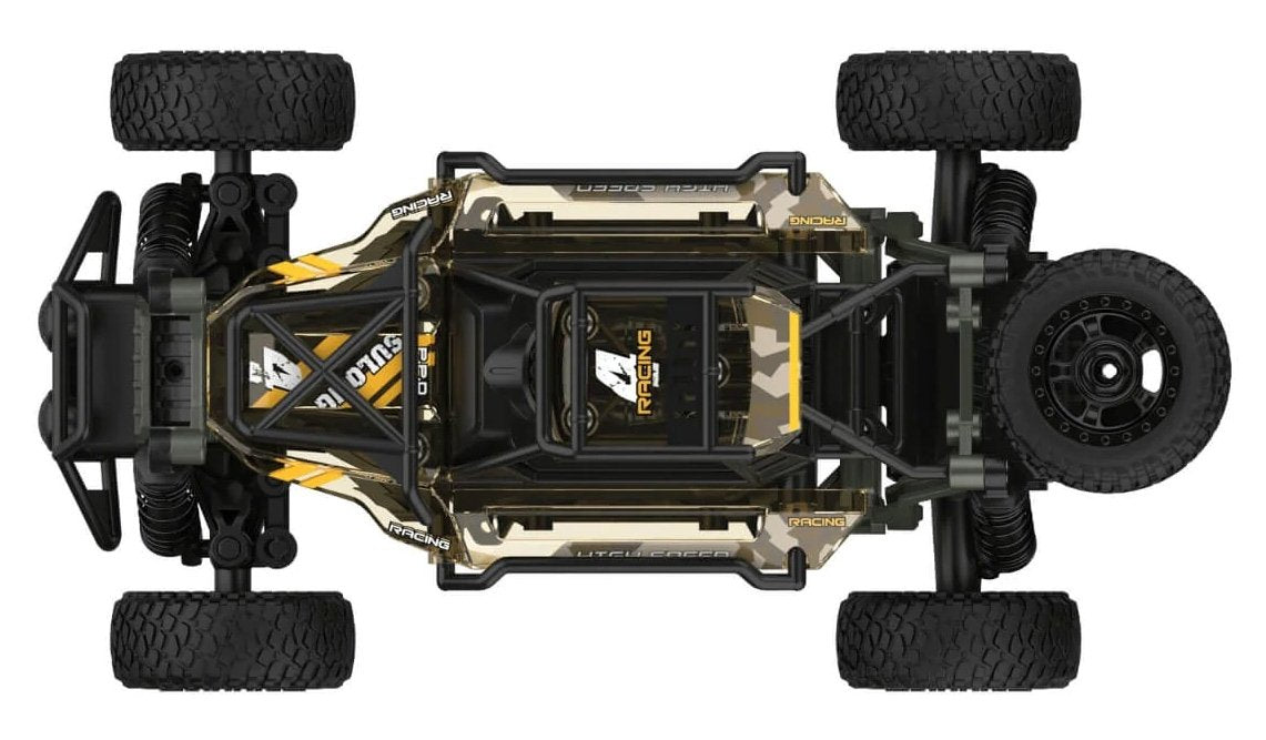 Fjärrkontroll 1:18 Crawler Kit med 2,4GHz och gummidäck