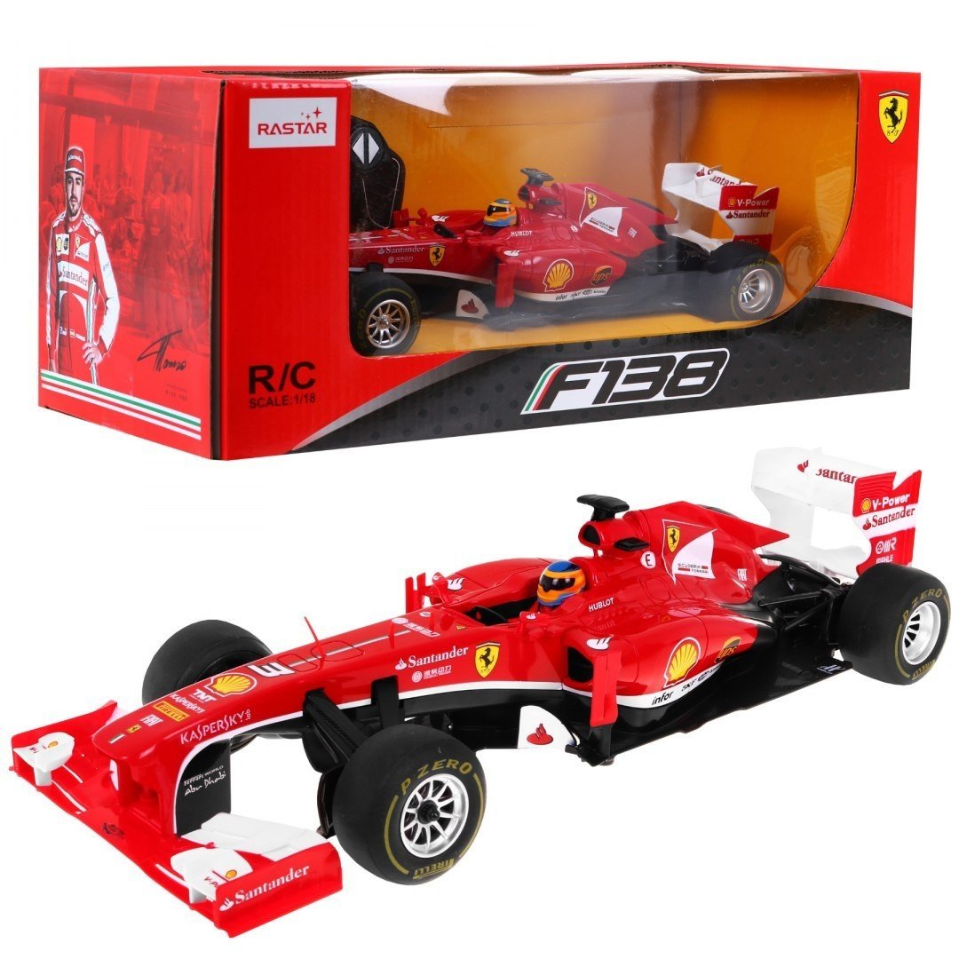 Fjärrkontroll Ferrari F138 1:18 skala, 2,4 GHz, ABS-plast