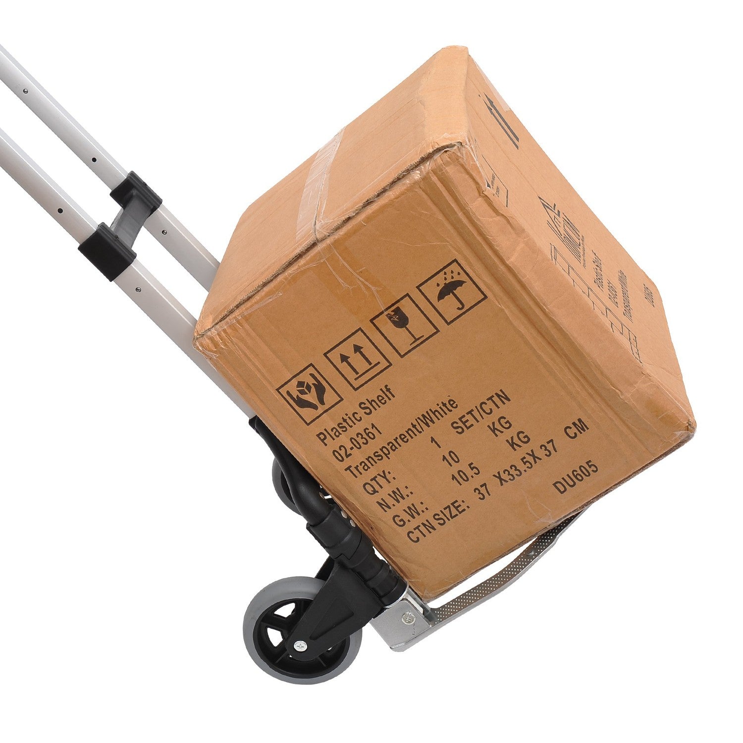 Fällbar säckbil i aluminium, 70 kg lastkapacitet