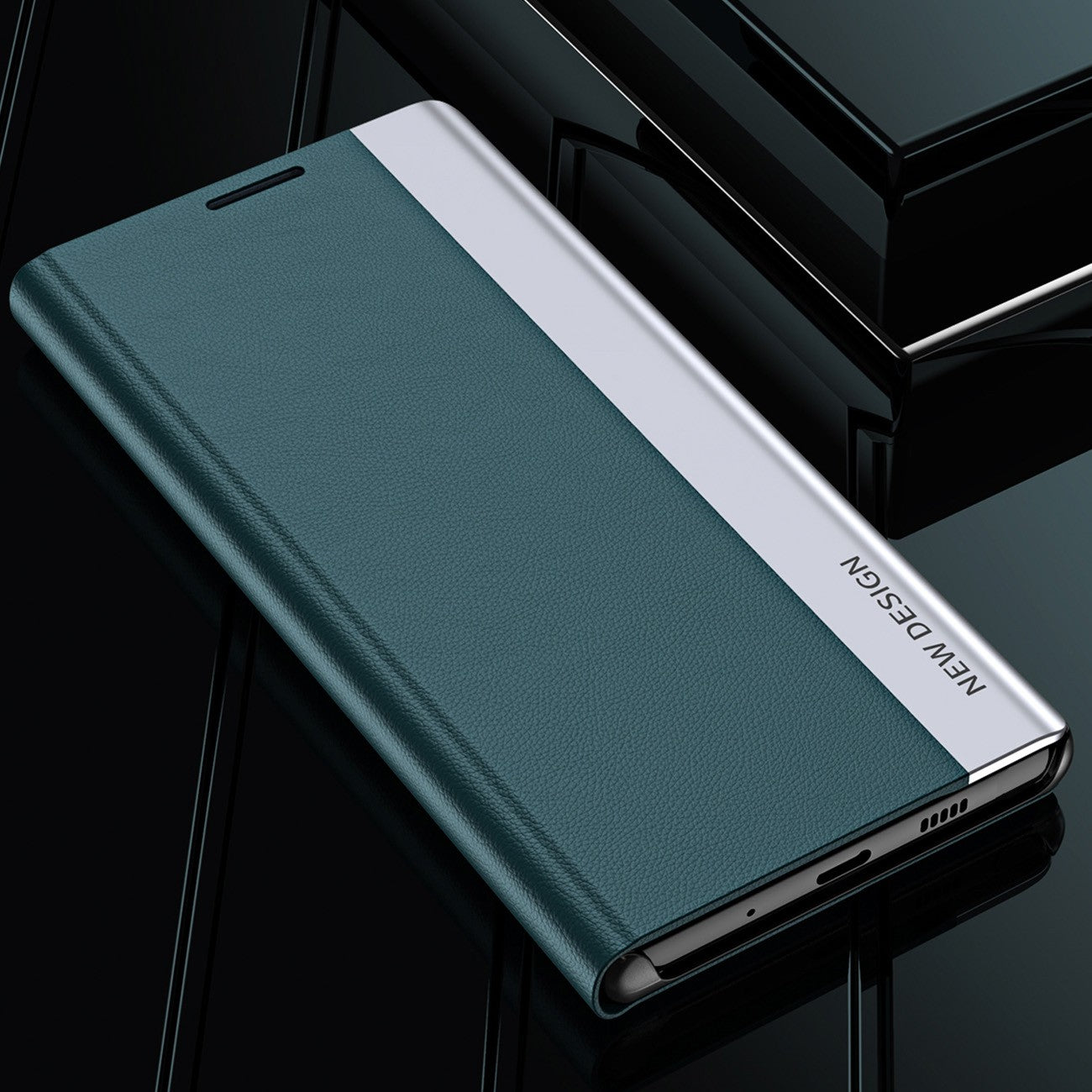 Fodral med flik och stativ för Xiaomi Redmi Note 12 Pro+ Sleep Case Pro svart
