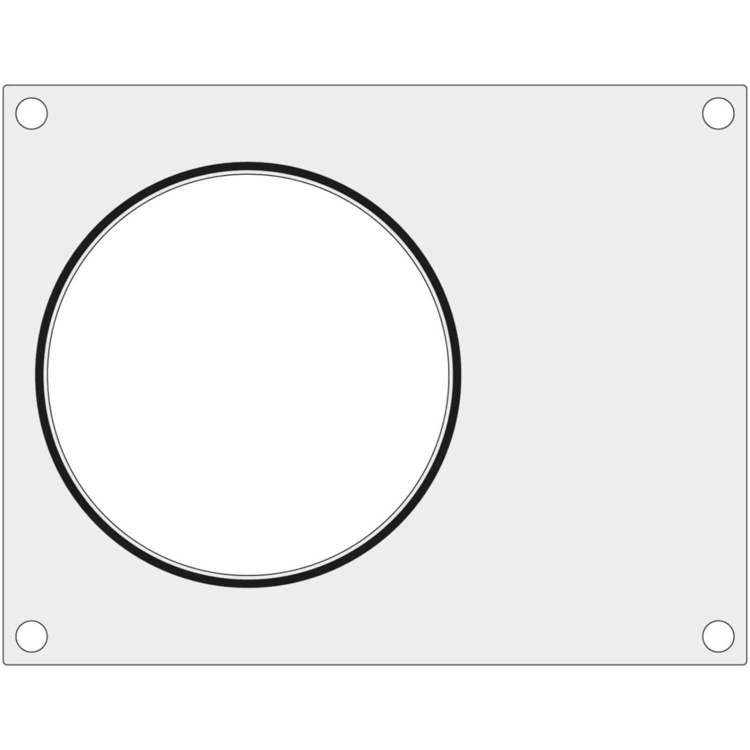 Formform för Duni DF10 svetsmaskin för soppbehållare, dia. 165 mm - Hendi 805817