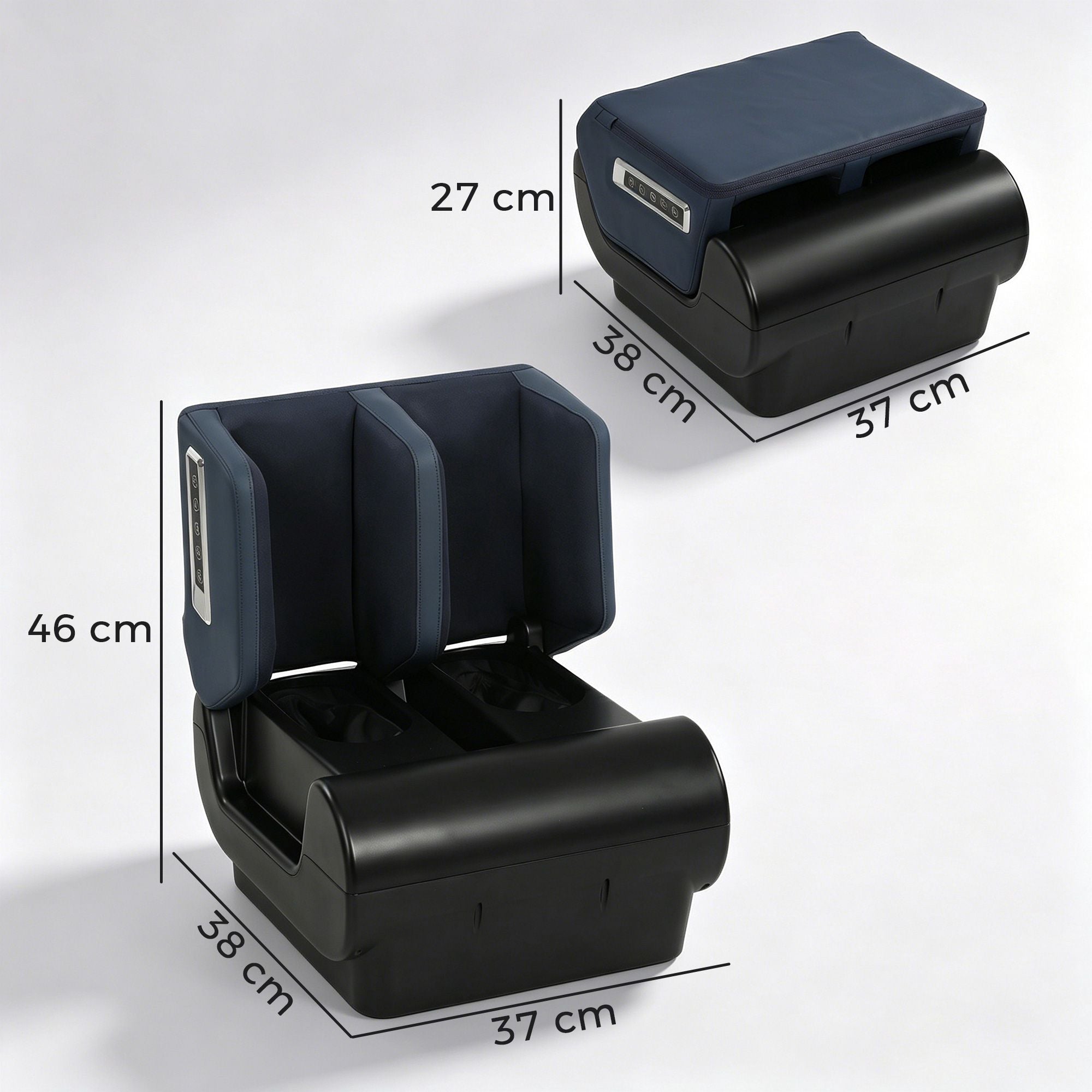 Fot- och benmassageapparat med värme, luftkompression och timer