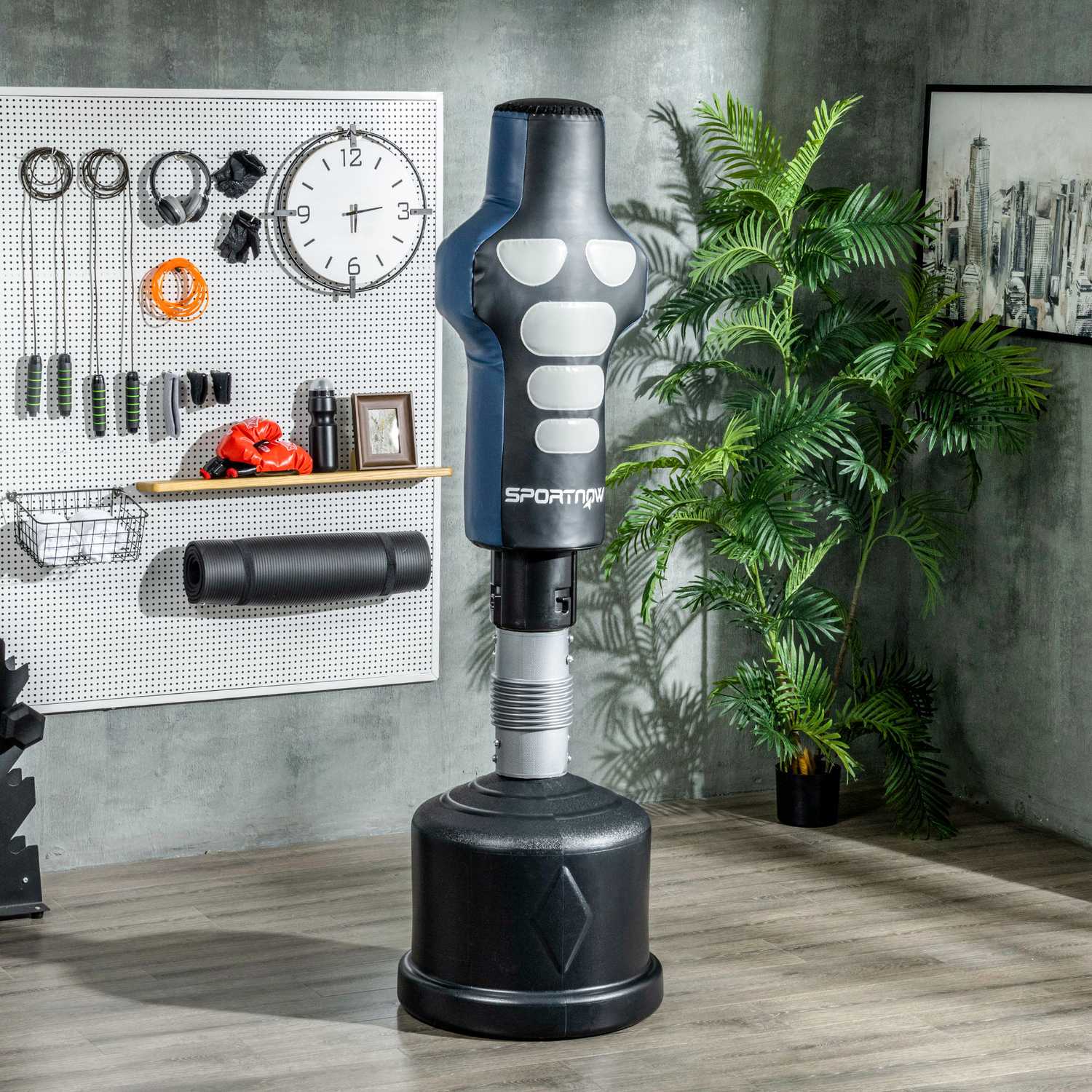 Fristående justerbar boxningsväska – Vuxen hemmaträning 178-207cm