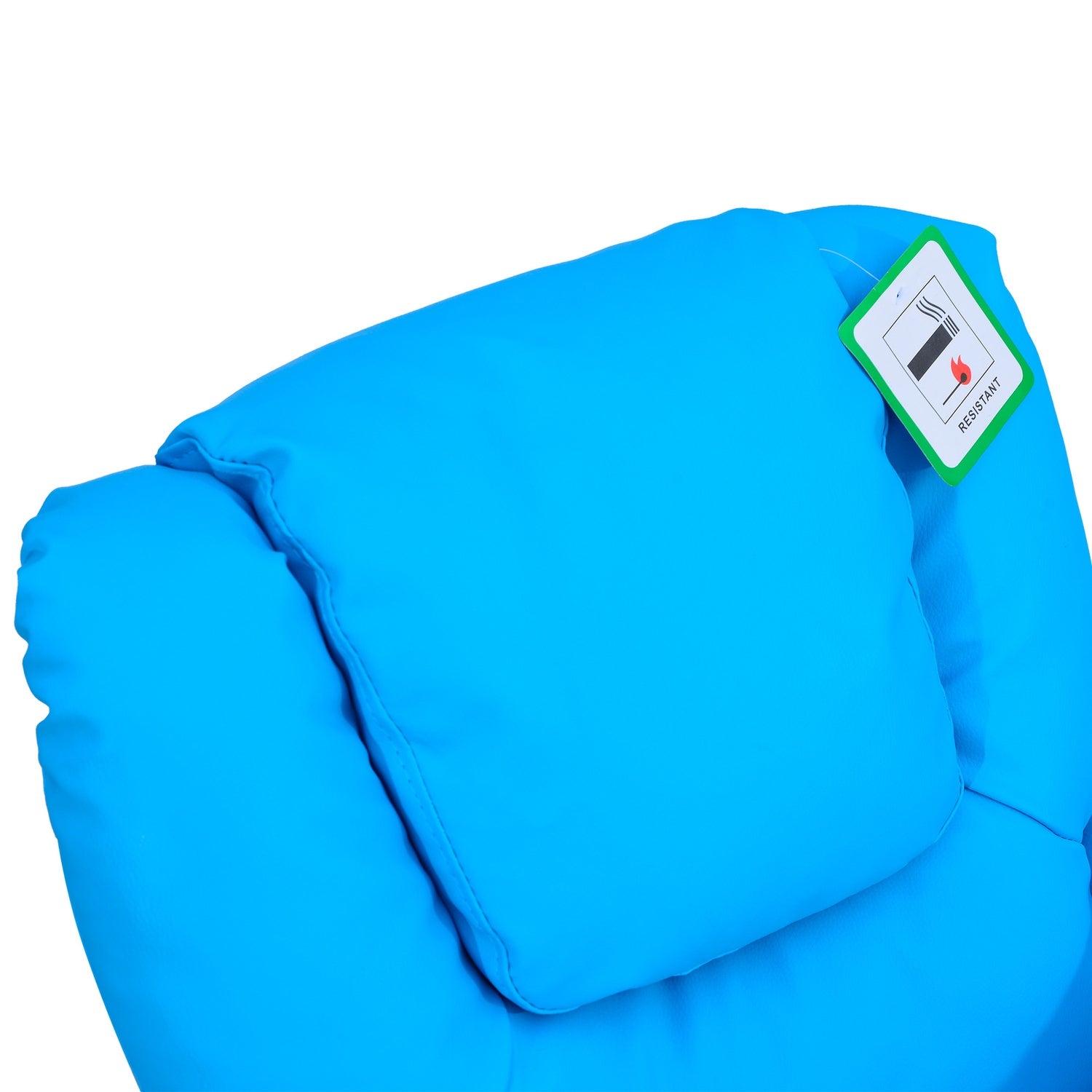 Fåtölj för barn med mugghållare, blå – 62x52x69 Cm