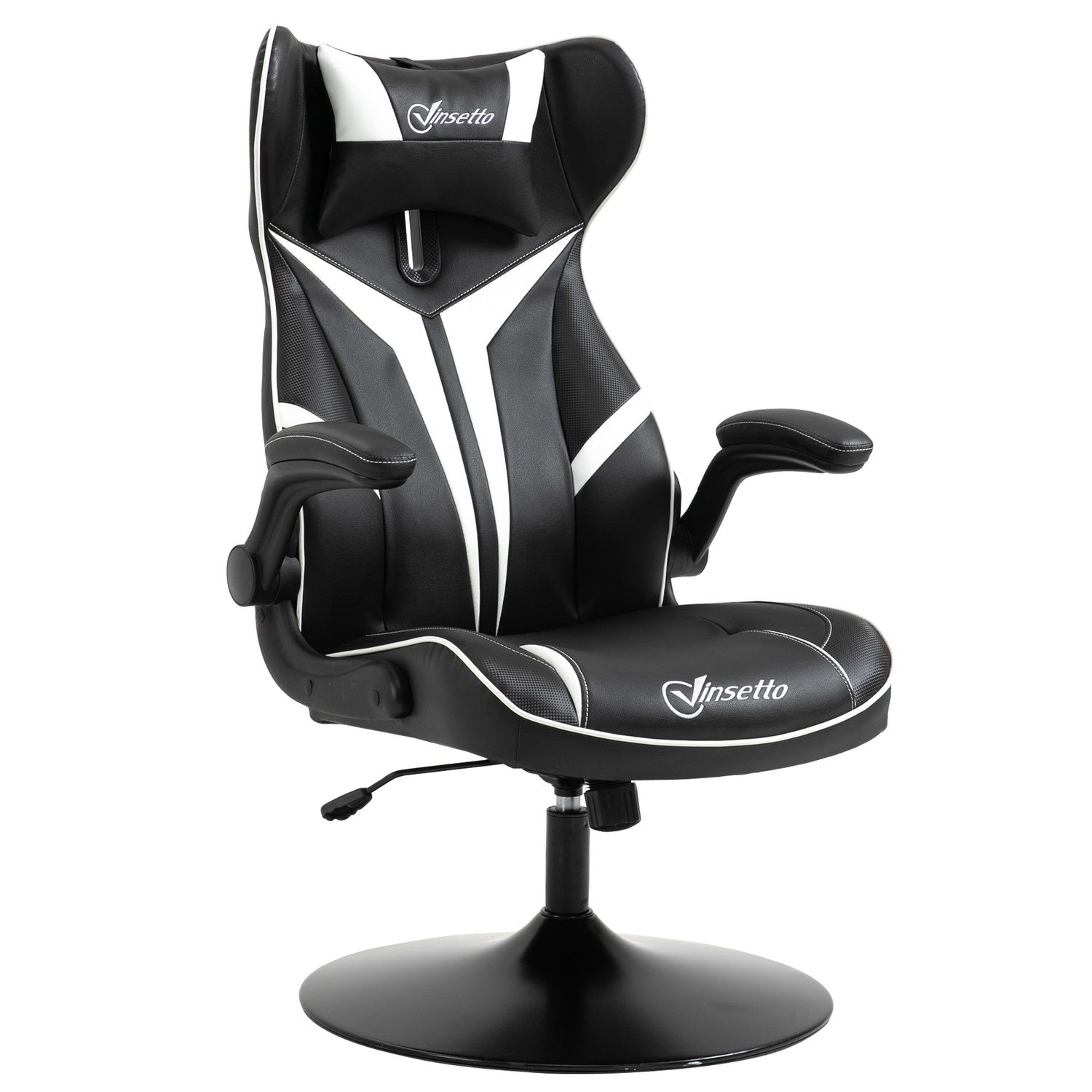 Ergonomisk spelstol, vippfunktion, höjdjusterbar