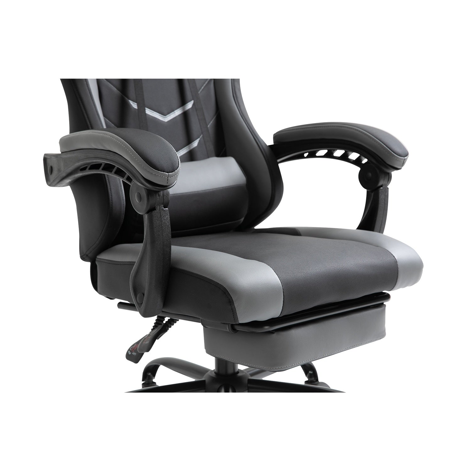 Ergonomisk spelstol, justerbart nackstöd & svankstöd