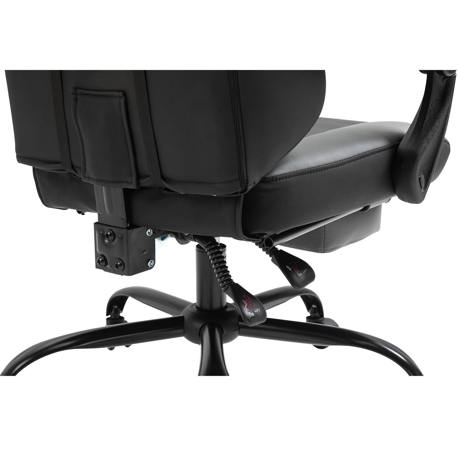 Ergonomisk spelstol, justerbart nackstöd & svankstöd