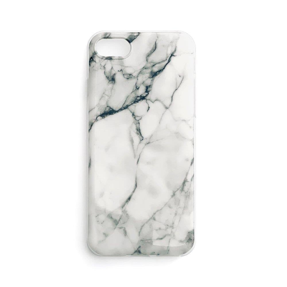 Gelfodral marmorfodral Samsung Galaxy S21+ 5G Marmorvit