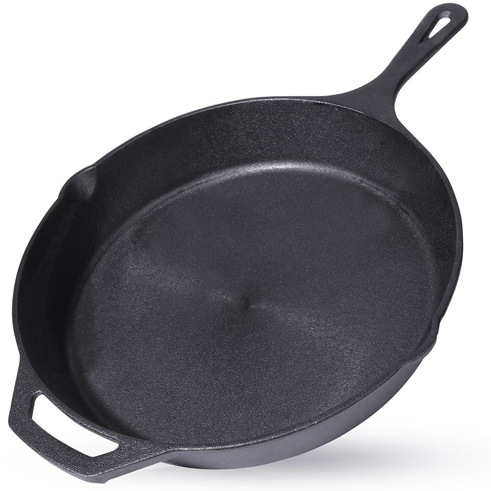Gjutjärnspanna 30 cm för alla kök, ugn och öppen eld