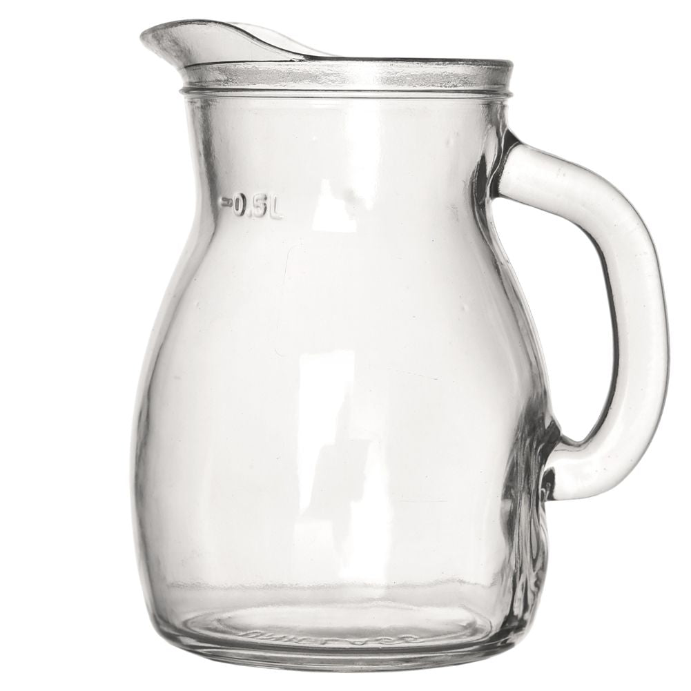 Glaskanna 500 ml med Pip och Mätgradering för Alla Drycker