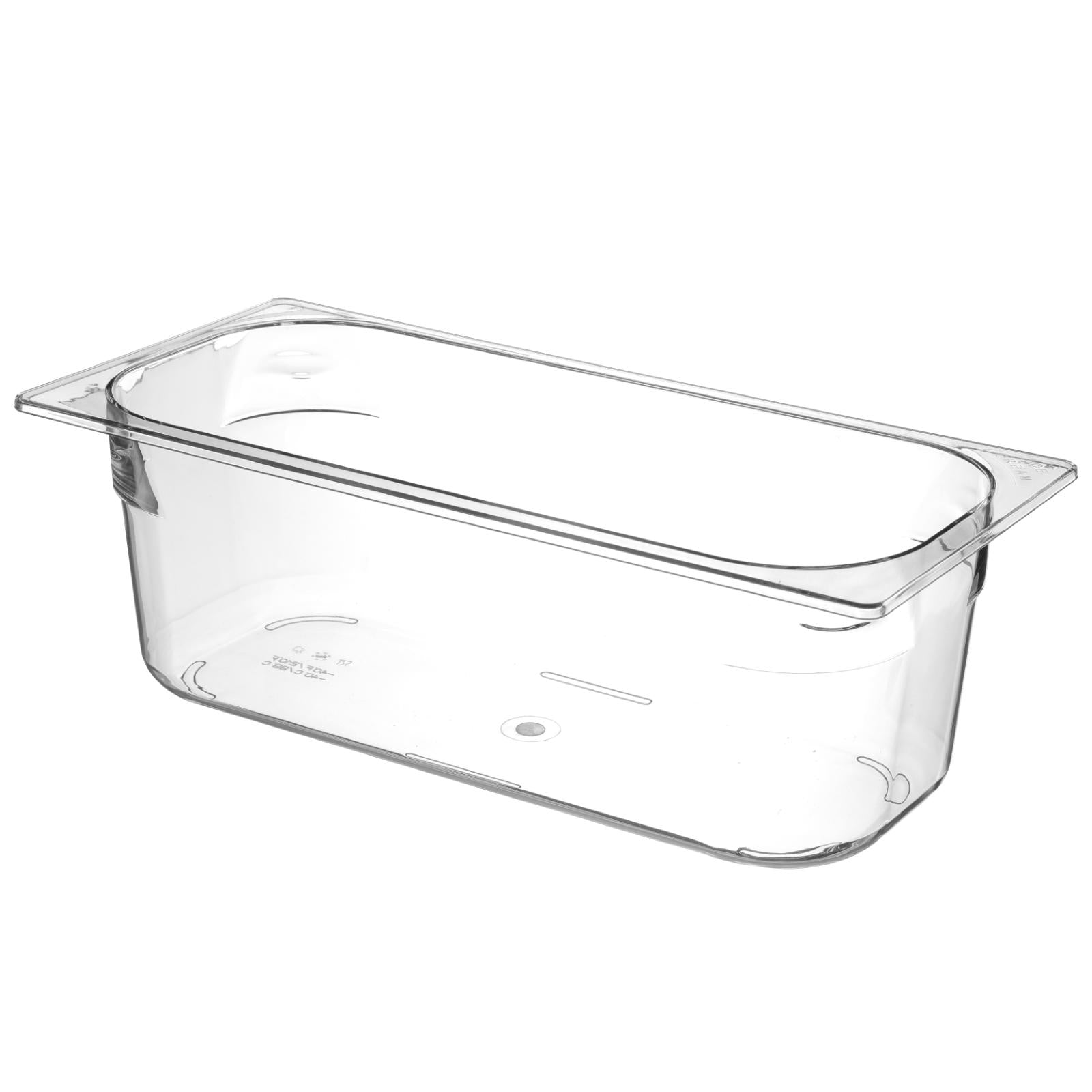 Glassbehållare i polykarbonat 360x165x120mm - transparent 5L - HENDI 807026