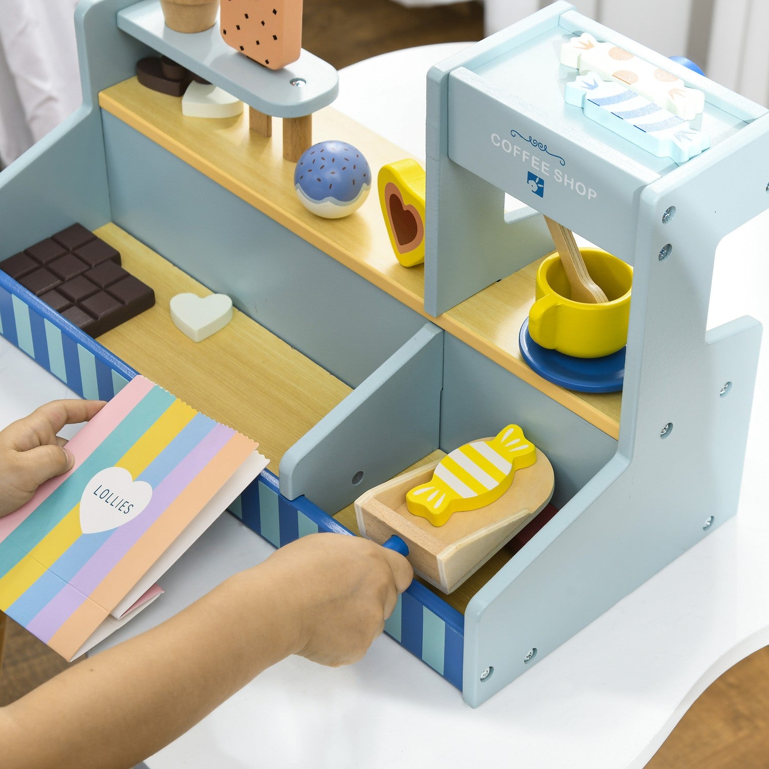 Glassbutik för barn, Ljusblå, 2-5 år