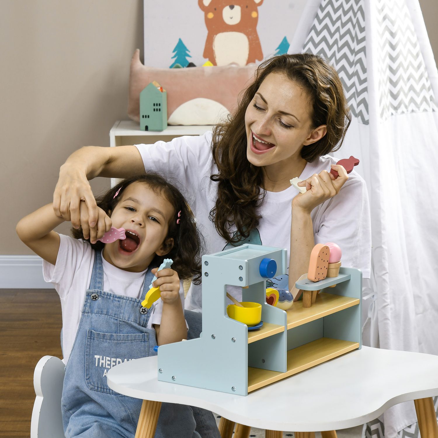 Glassbutik för barn, Ljusblå, 2-5 år
