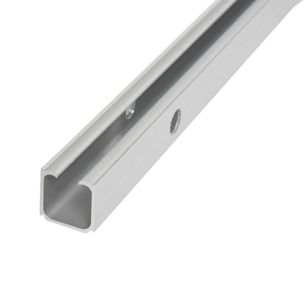 Glas skjutdörrsset med handtag, satinfinish, 2050x900mm