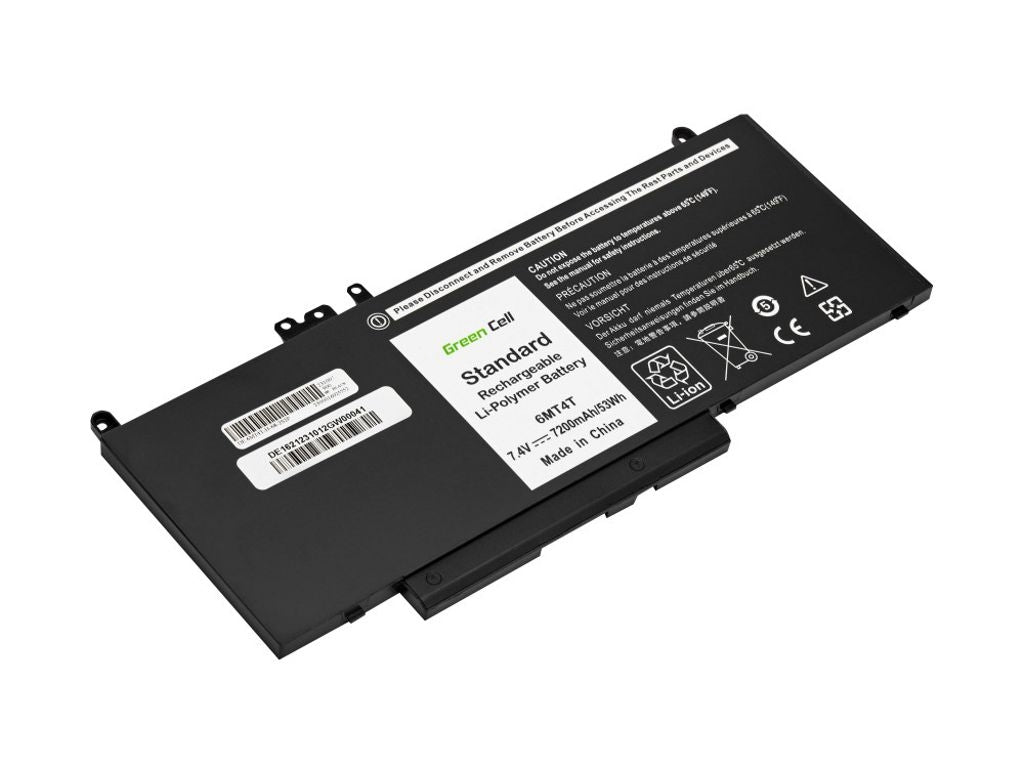 Green Cell Laptop batteri Dell Latitude 7,6V (7,4)V 7200 mAh