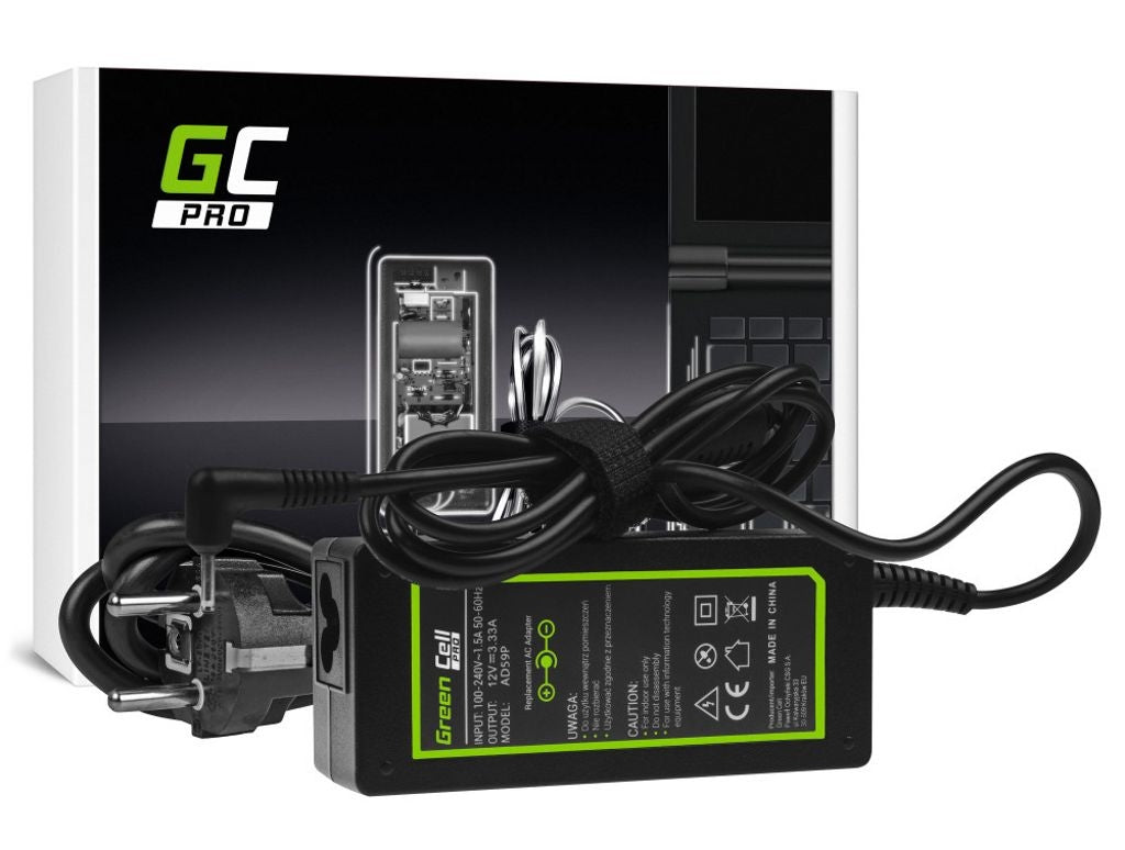 Green Cell PRO Laddare / AC Adapter 12V, 3,33A, 40W för Samsung